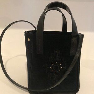 Brand NEW Fontana Milano Small Suede Crossbody Bag